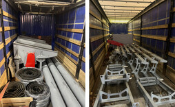 Отгрузка компонентов дробильно-сортировочной линии в Ульяновскую область