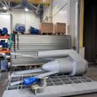 Отгрузка циклона вместе с шлюзовым затвором «ПЛОСКИЙ БАРЬЕР - 6»